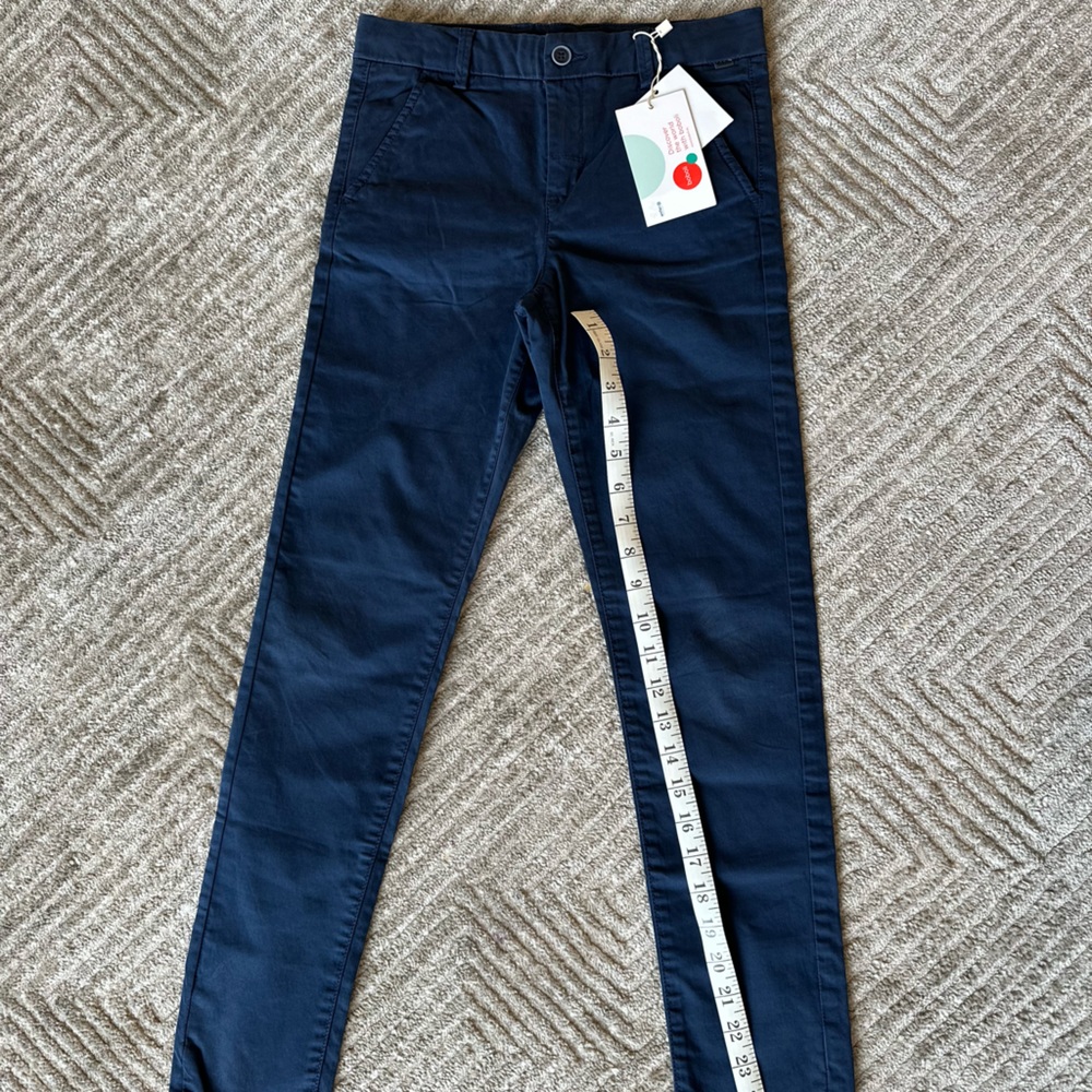 NWT Navy Cotton Stretch Chinos (BOYS, 10/140CM)